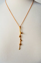 Load image into Gallery viewer, Bronze Holly Branch Necklace
