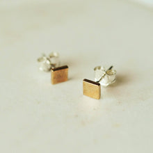 Load image into Gallery viewer, Tiny Square Studs
