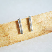 Load image into Gallery viewer, Short Bar Stud Earrings

