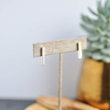 Load image into Gallery viewer, Short Bar Stud Earrings
