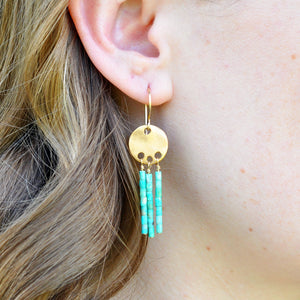 Turquoise Dreamcatcher Earrings