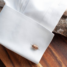 Load image into Gallery viewer, Double Terminated Point Cuff Links
