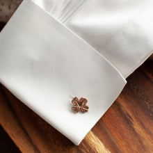 Load image into Gallery viewer, Four-Leaf Clover Cuff Links
