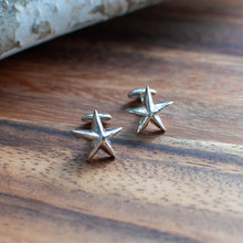 Load image into Gallery viewer, Nautical Star Cuff Links
