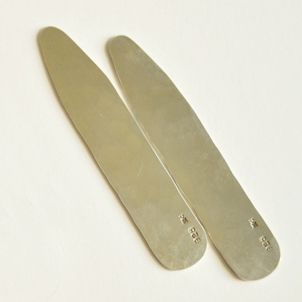 Sterling Silver Collar Stays