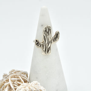 Large Desert Cactus Ring - Size 7