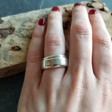 Load image into Gallery viewer, Folded Silver Ring - Size 6
