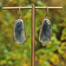 Load image into Gallery viewer, Blue Sapphire Statement Earrings
