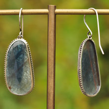 Load image into Gallery viewer, Blue Sapphire Statement Earrings
