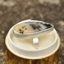Load image into Gallery viewer, Dendritic Agate Statement Ring - Size 8
