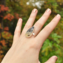Load image into Gallery viewer, Dendritic Agate Statement Ring - Size 8
