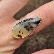 Load image into Gallery viewer, Dendritic Agate Statement Ring - Size 8
