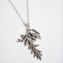 Load image into Gallery viewer, Large Evergreen Sprig Necklace
