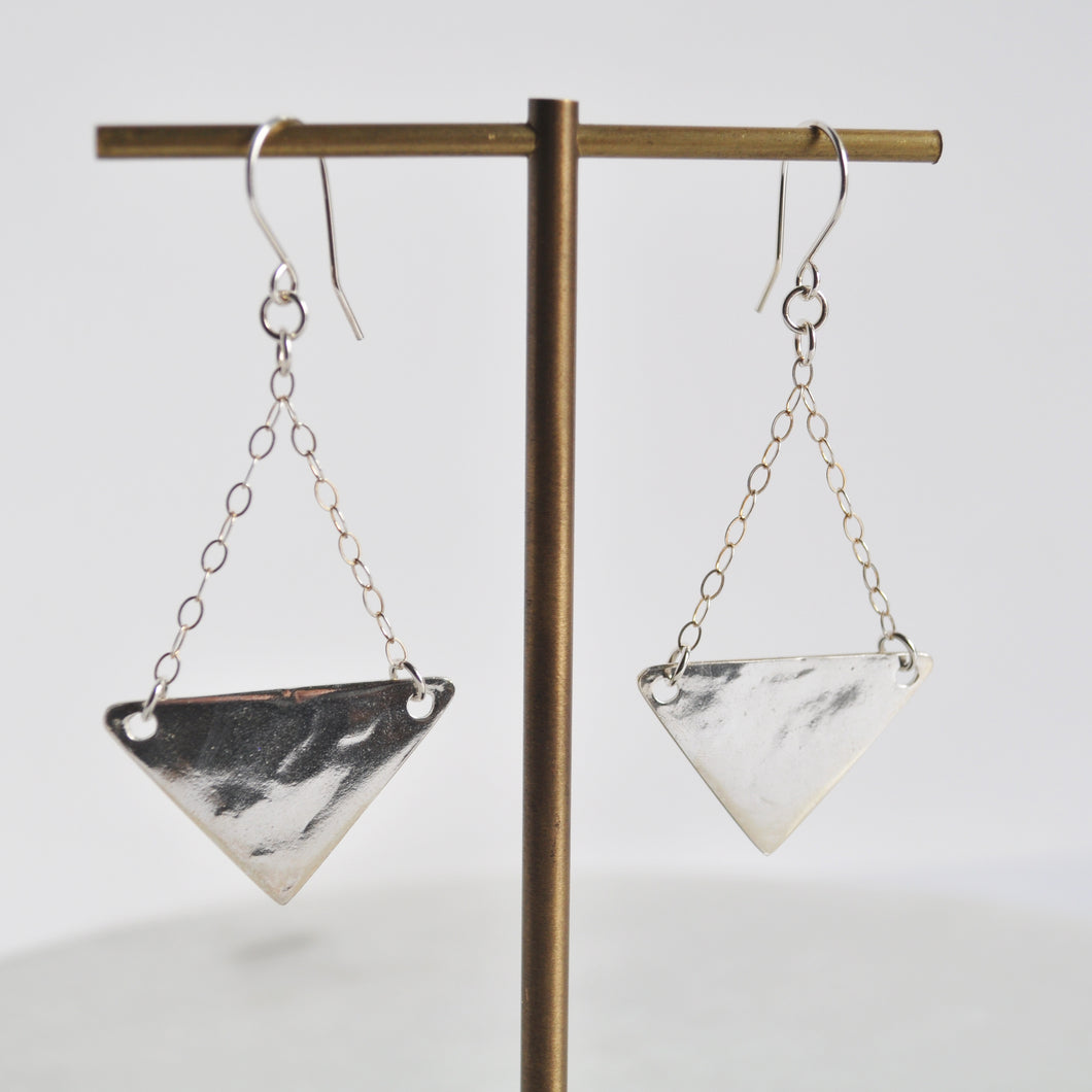 Large Triangle Earrings